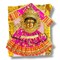 Varalaxmi Goddess Face Set Devi Mata Mukhota Mahalaxmi Face Idol Gotta with Embroidery Dress Jewelry for Vara Lakshmi Vratam Navaratri Margashirsha Vratha Pooja Temple